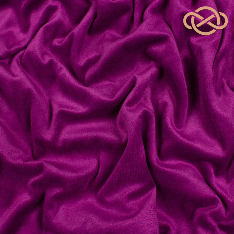 4185. Трикотажное полотно. Велюр. Софт. Гибискус сирийский Флору - фото 1