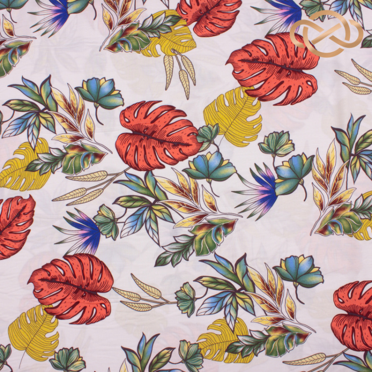 7124. Штапель. Вискоза. Принт.