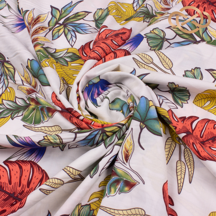 7124. Штапель. Вискоза. Принт. - фото 1