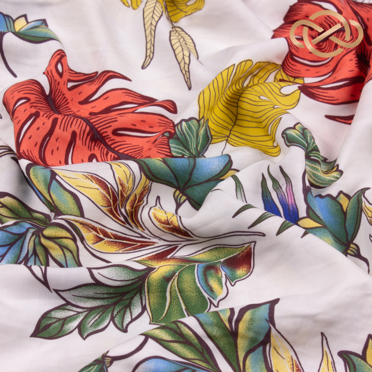 7124. Штапель. Вискоза. Принт. - фото 2