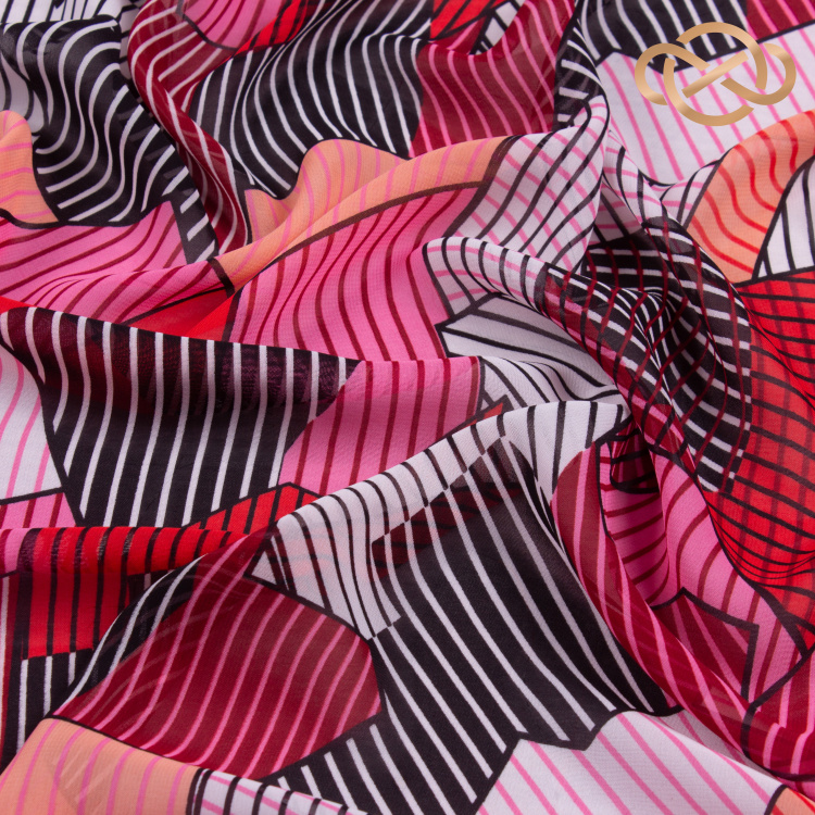 7125. Шифон. Принт. - фото 2