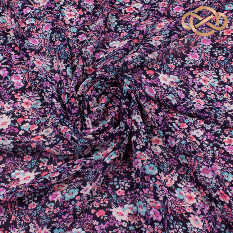 7128. Шифон. Принт. - фото 1