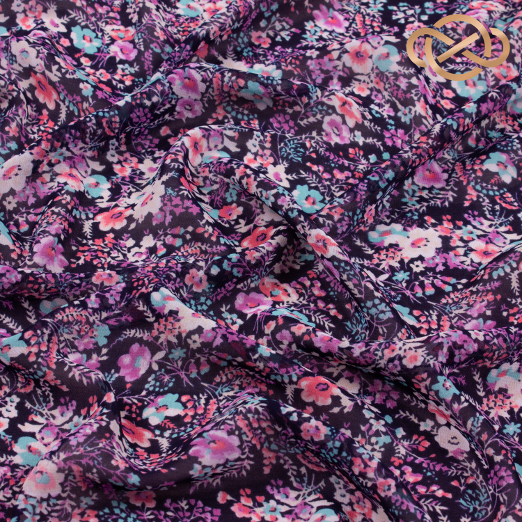 7128. Шифон. Принт. - фото 2