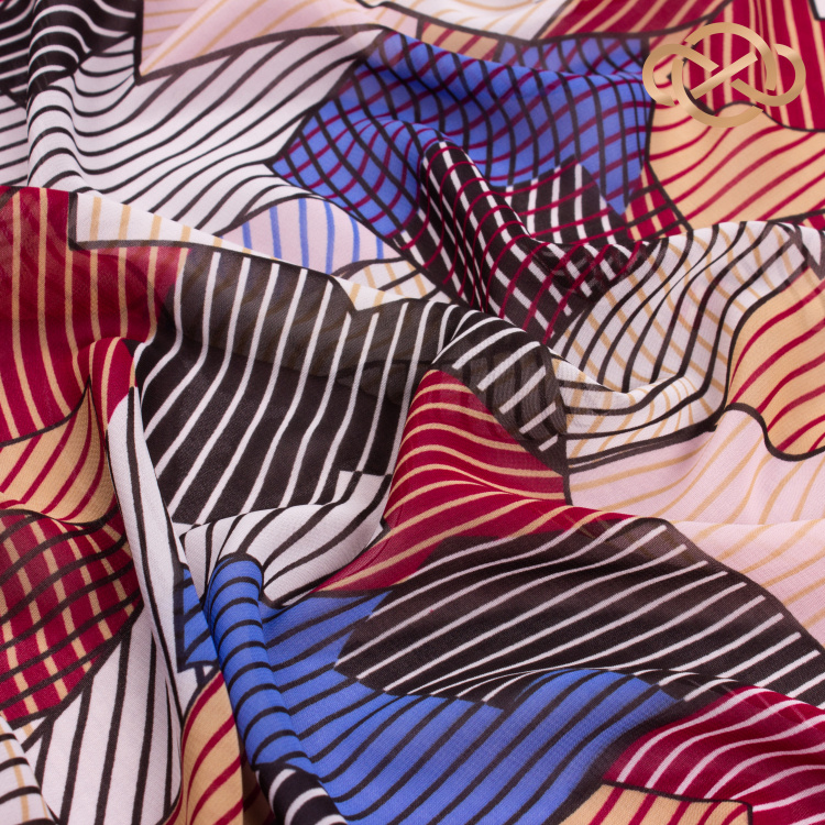 7132. Конкурс!!! Шифон. Принт. - фото 2