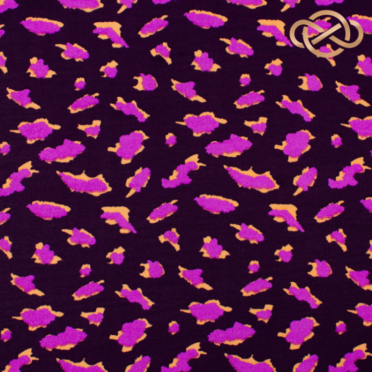 7134. Шифон. Принт.