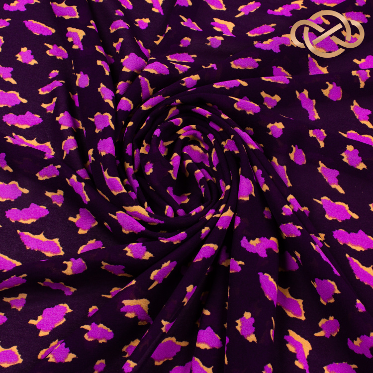 7134. Шифон. Принт. - фото 1