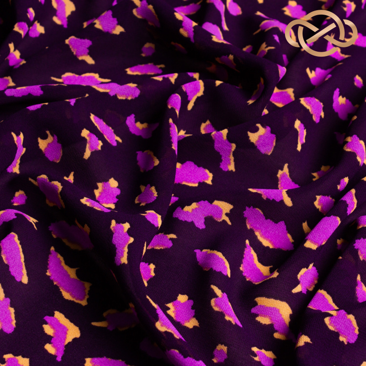 7134. Шифон. Принт. - фото 2