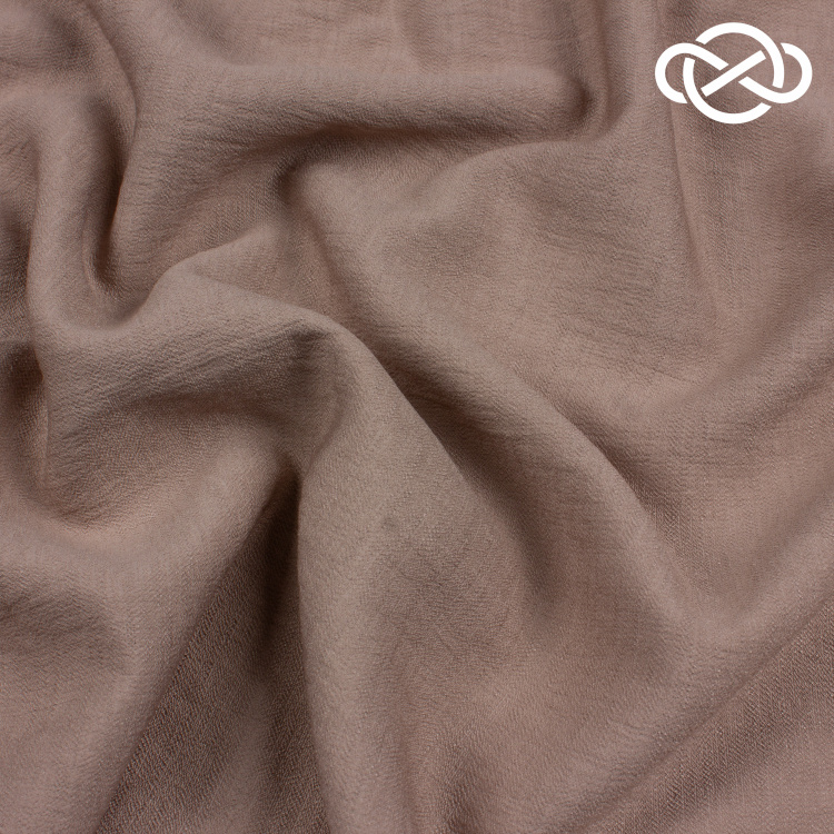 4205.Конкурс!!! Французский фактурный лен. Миндаль - фото 1