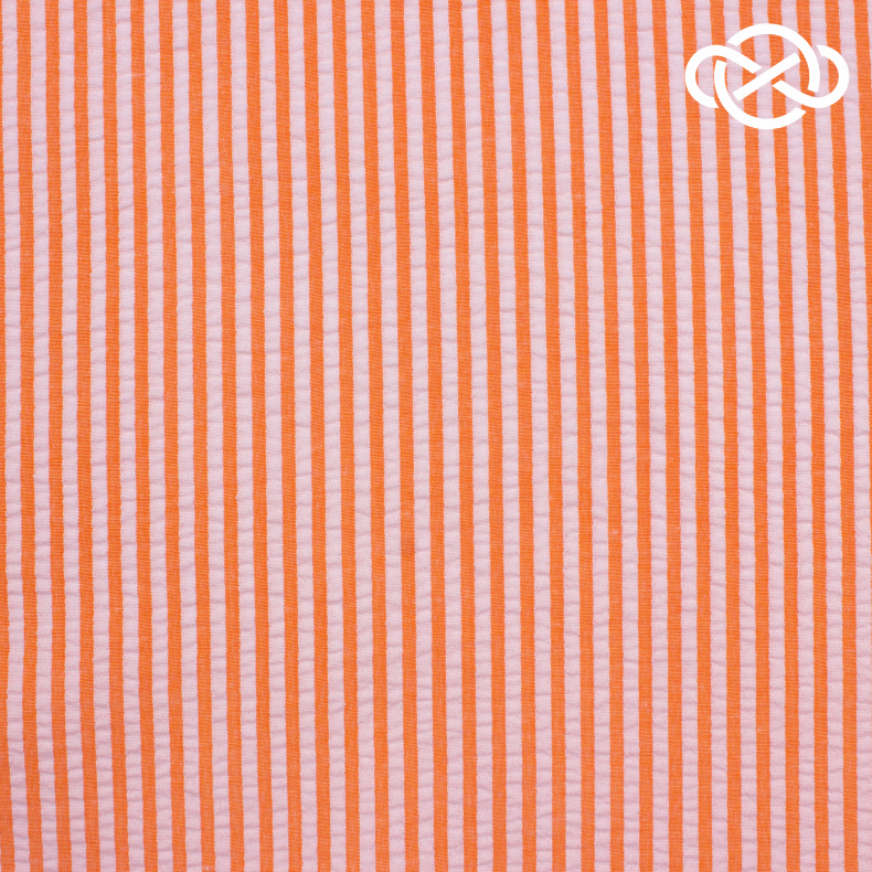 4213. Батист bubble. В полоску от Tkani.site