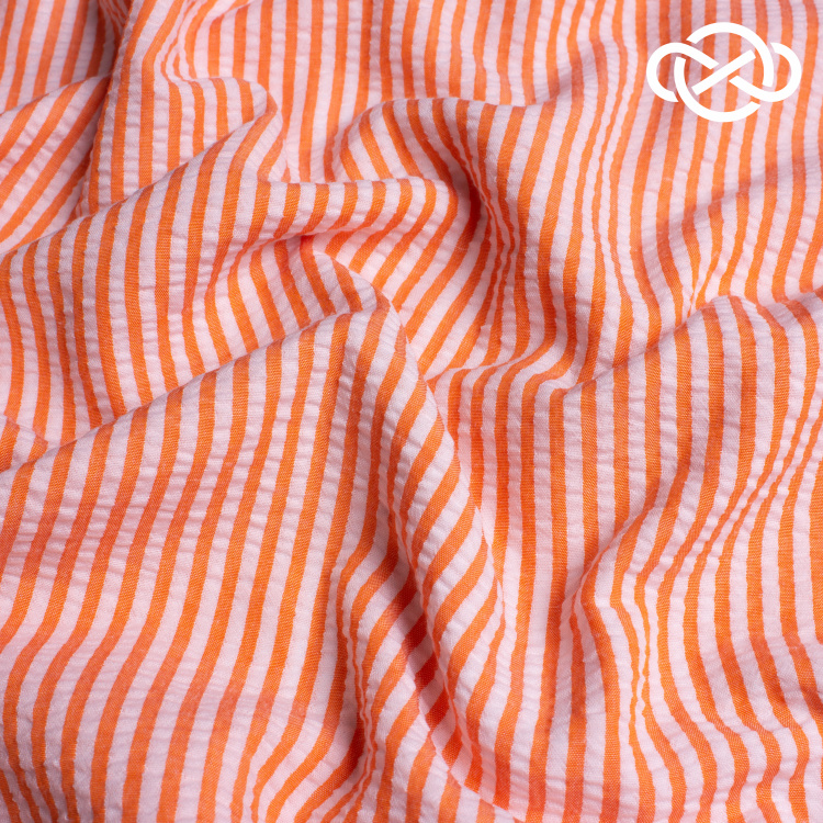 4213. Батист bubble. В полоску - фото 2