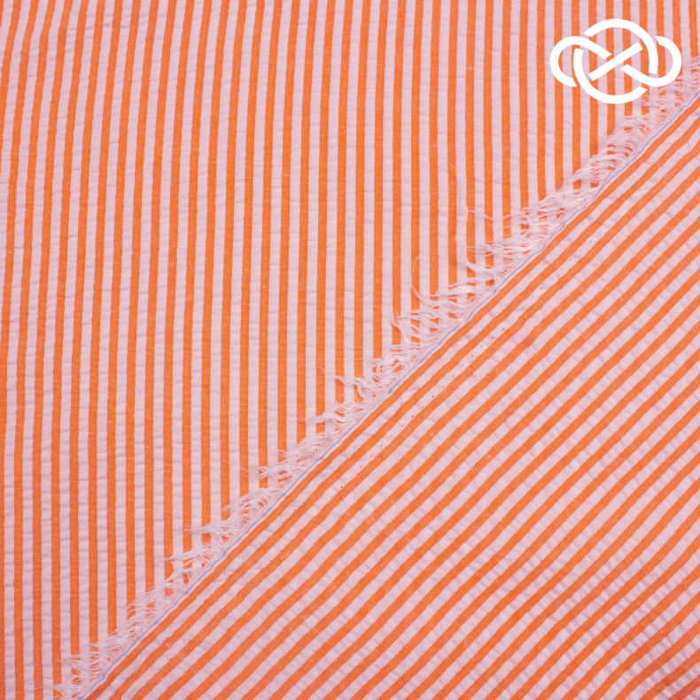 4213. Батист bubble. В полоску от Tkani.site