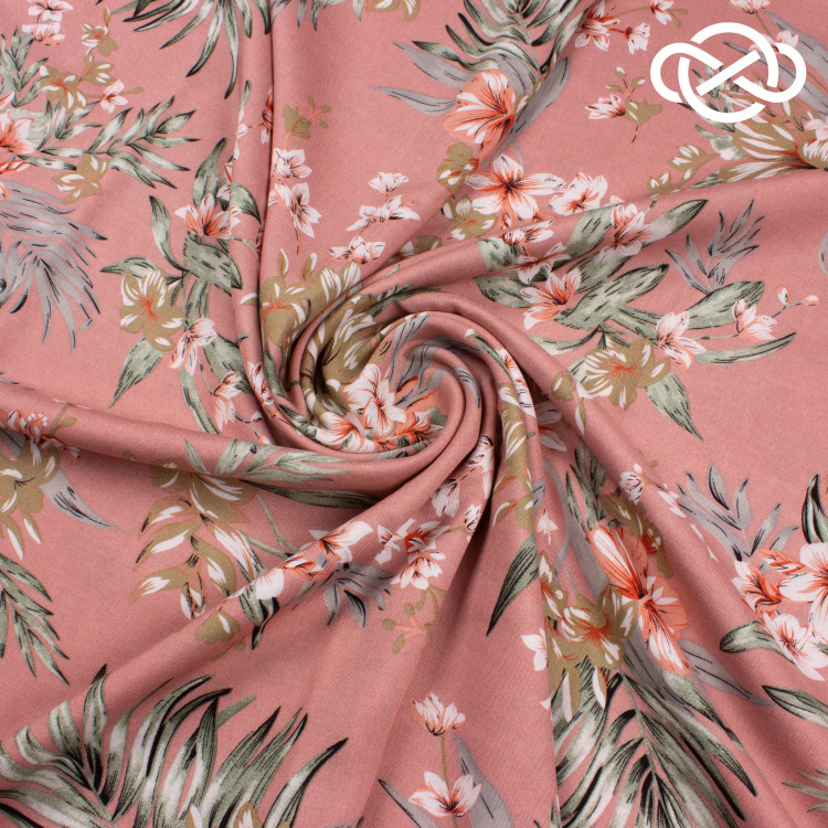 4216. Штапель. Вискоза. Принт - фото 1