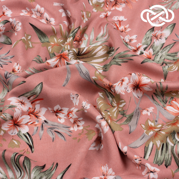 4216. Штапель. Вискоза. Принт - фото 2