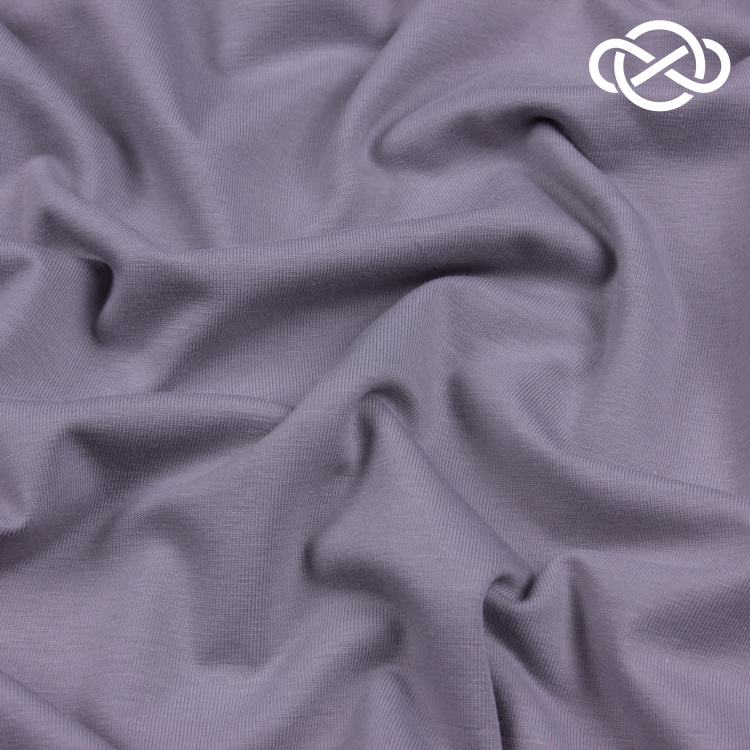 4224. Кулирная гладь. Компакт пенье. Серый - фото 1