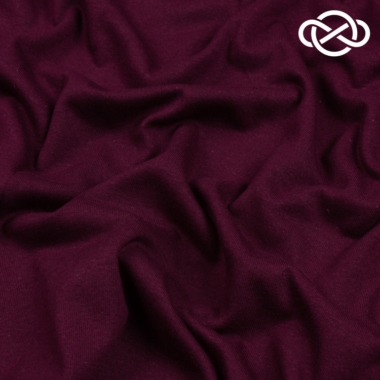 4227. Кулирная гладь. Бордовый - фото 1