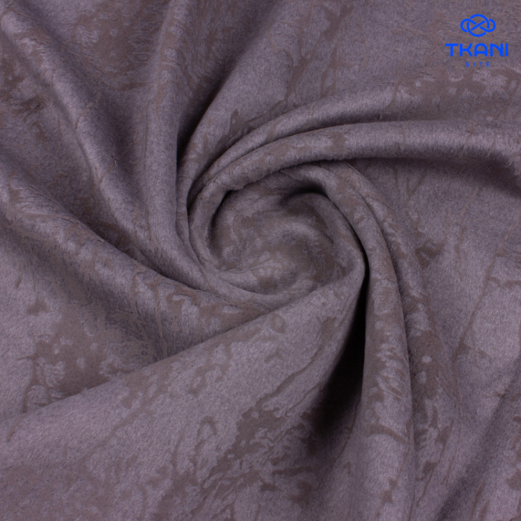 4277. Пальтовая поливискоза дублированная. Флок