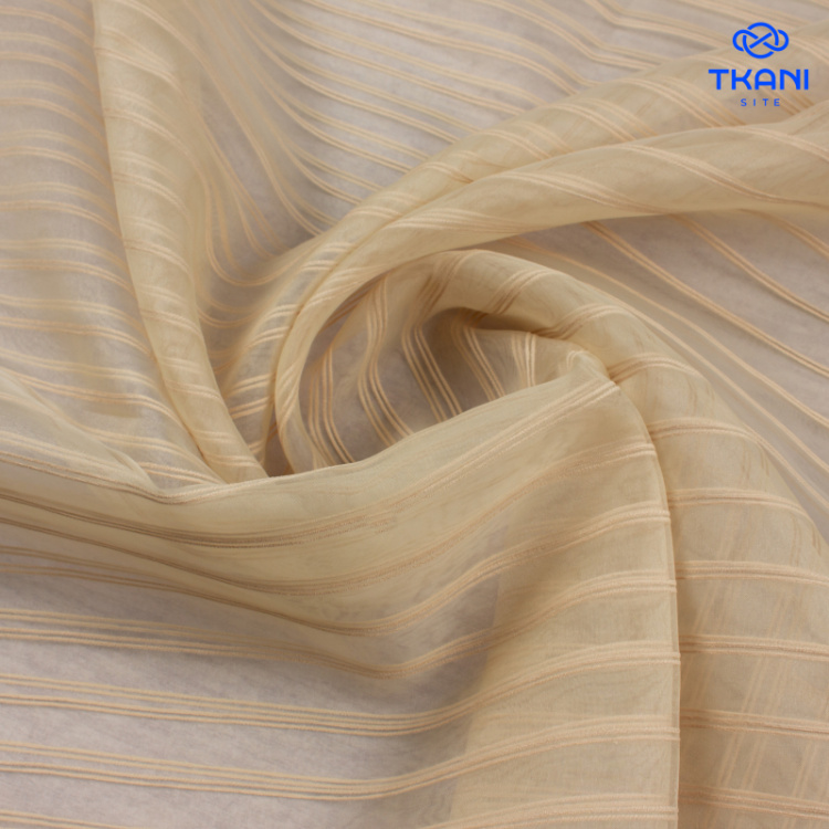 4293. Портьерная органза с утяжелителем