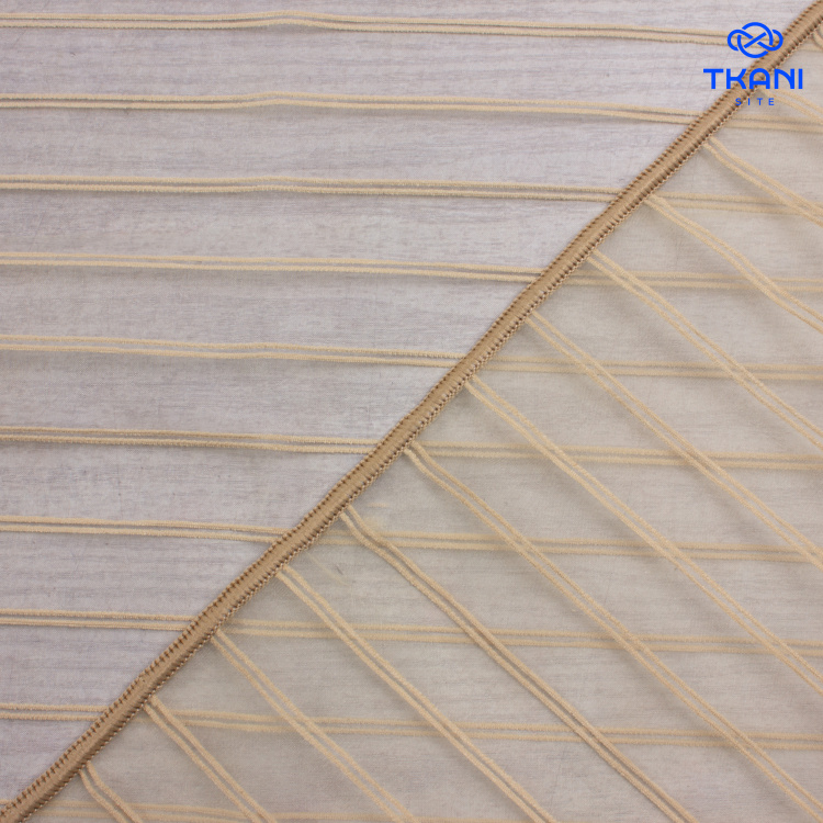 4293. Портьерная органза с утяжелителем - фото 2