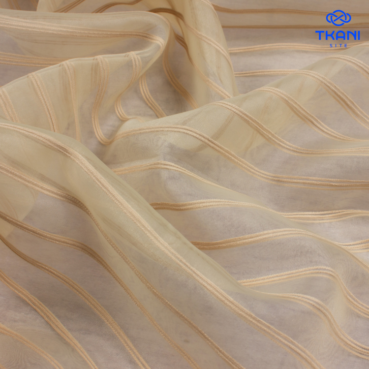 4294. Портьерная органза с утяжелителем - фото 1