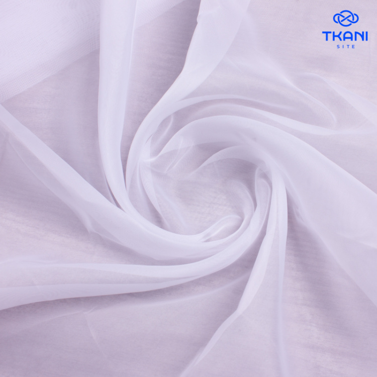 4301. Портьерная органза с утяжелителем