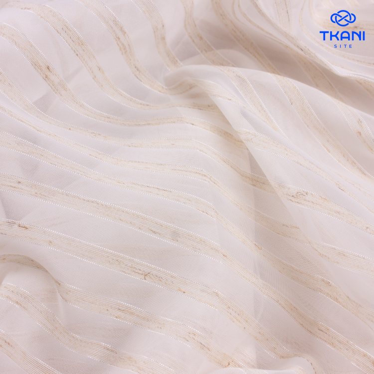 4303. Портьерная органза с утяжелителем - фото 1