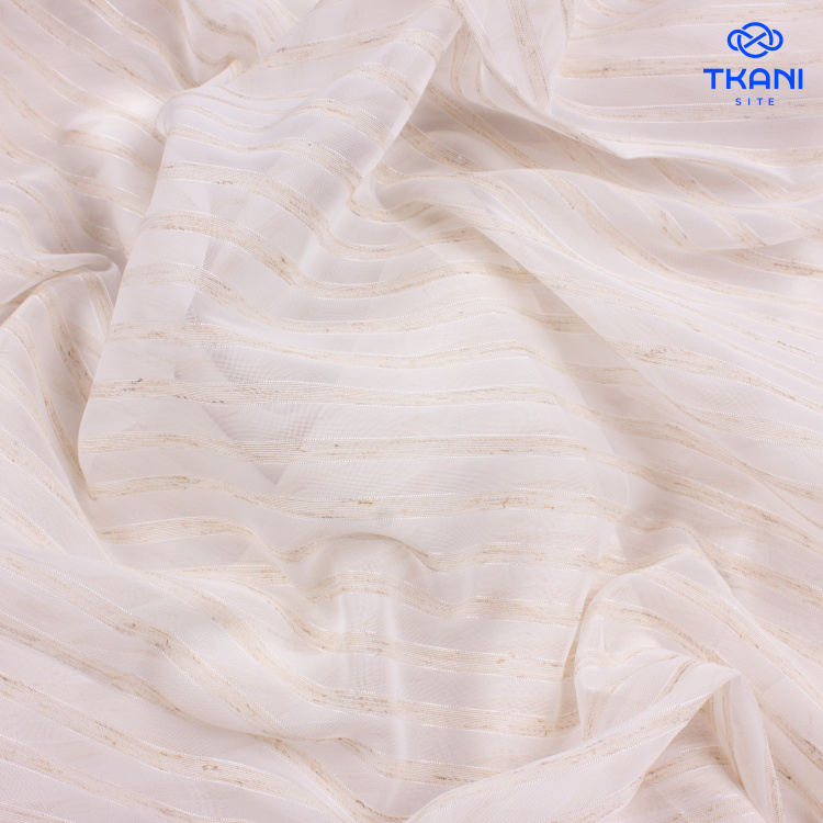 4303. Портьерная органза с утяжелителем - фото 2