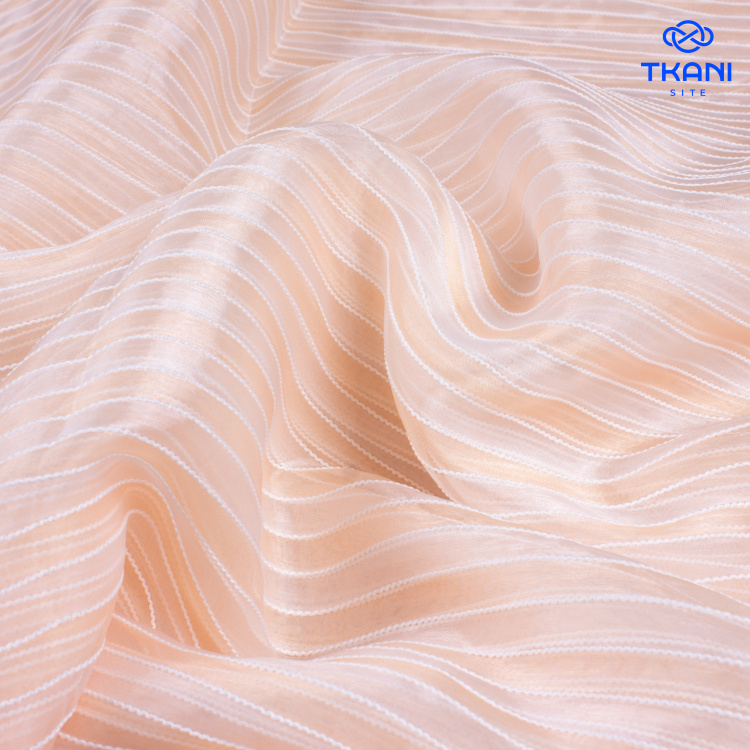 4304. Портьерная органза с утяжелителем - фото 1