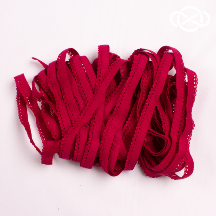 4317. Резинка бельевая декоративная 1см*10м (цена за упаковку)