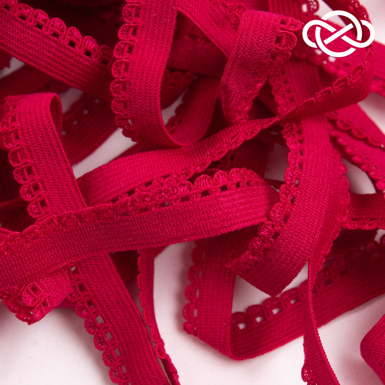 4317. Резинка бельевая декоративная 1см*10м (цена за упаковку) - фото 1