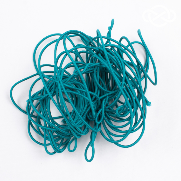 4318. Шляпная резинка круглая 10 метров. Ширина 3мм