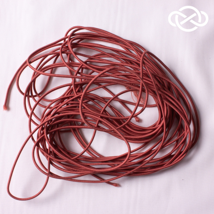 4319. Шляпная резинка круглая 10 метров. Ширина 3мм