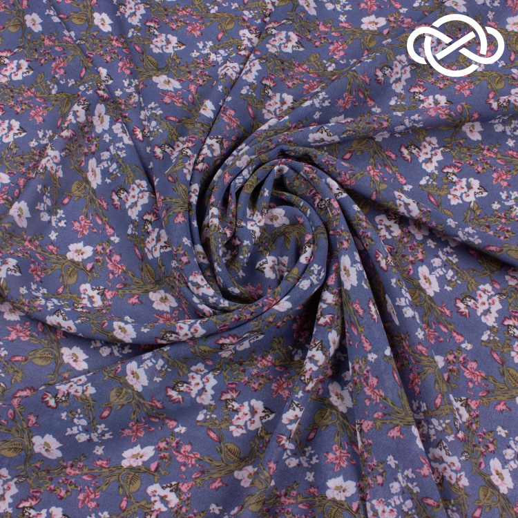 4322. Шифон. Принт - фото 1