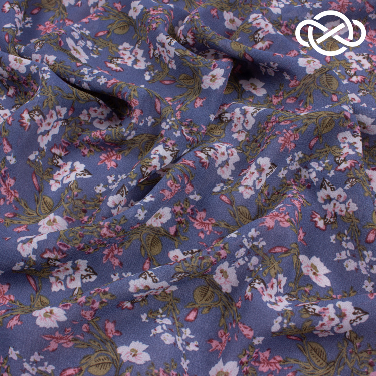 4322. Шифон. Принт - фото 2