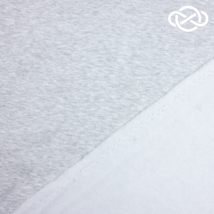 4328. Футер 3х нитка с начесом. Меланж - фото 2