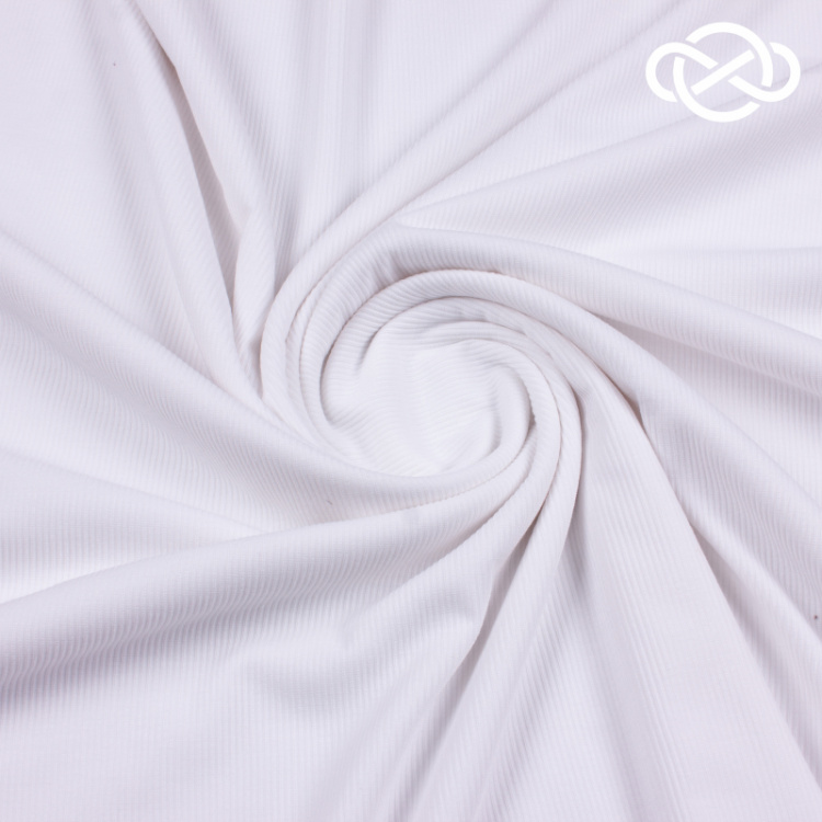 4330. Трикотажное полотно. Лапша. Белый