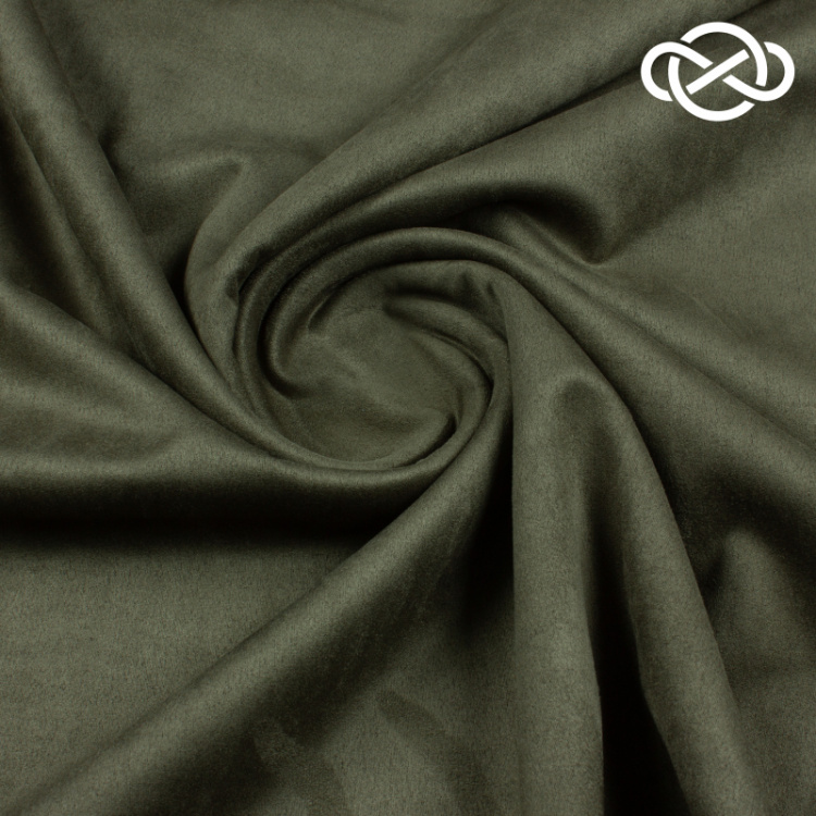 4332. Замша на трикотаже. Хаки