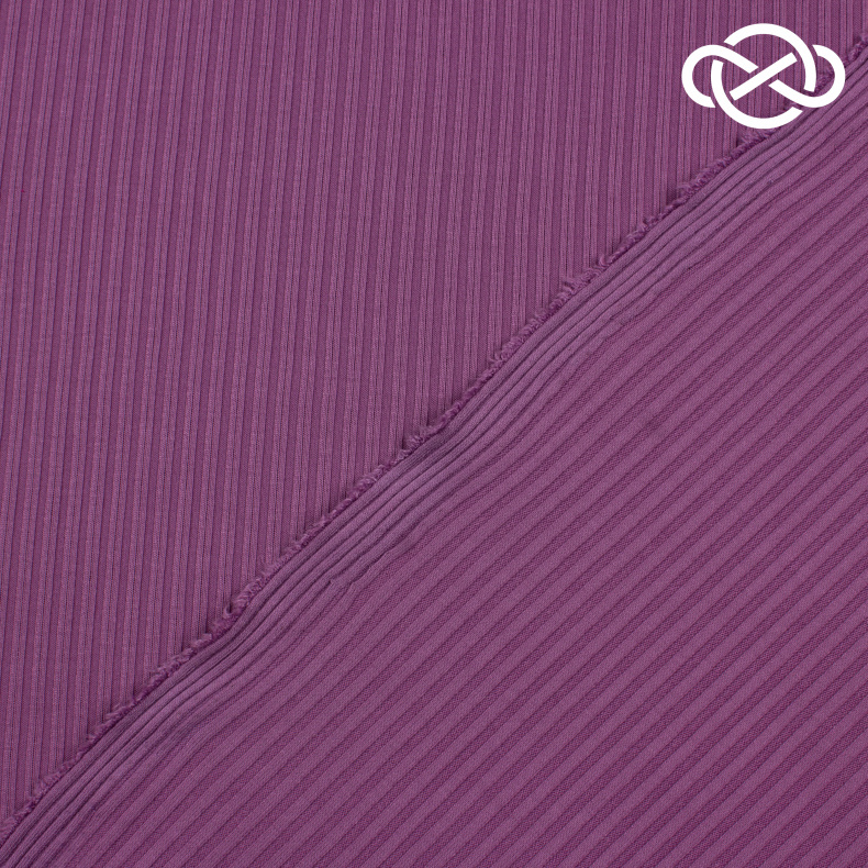 7146. Трикотажное полотно. Лапша. Китайский фиолетовый. от Tkani.site