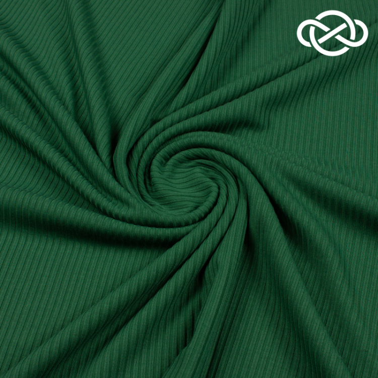 7147. Трикотажное полотно. Лапша. Густая зелень.