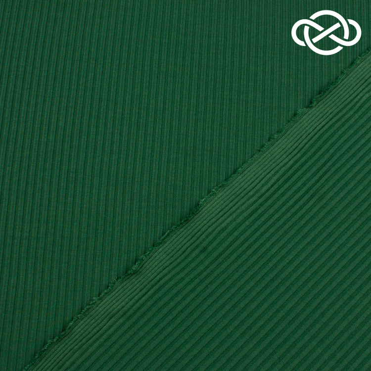 7147. Трикотажное полотно. Лапша. Густая зелень. - фото 2