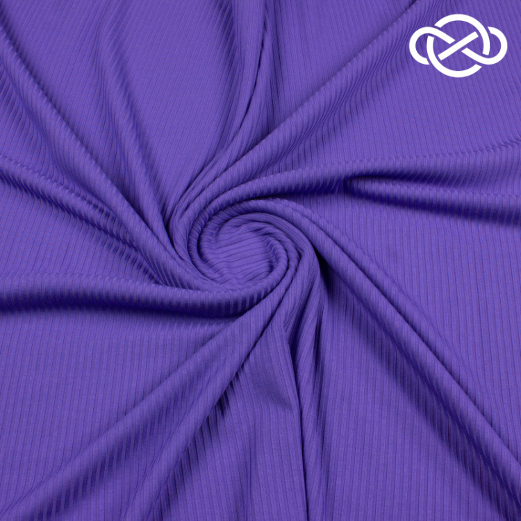 7150. Трикотажное полотно. Лапша. Фиалка.