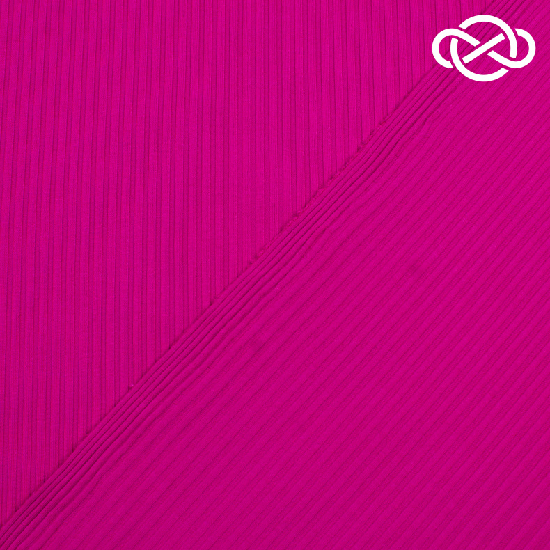 7148. Трикотажное полотно. Лапша. Маджента. от Tkani.site