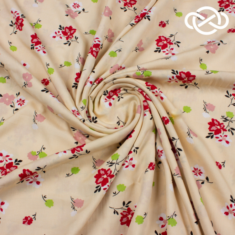 7168. Штапель. Принт.