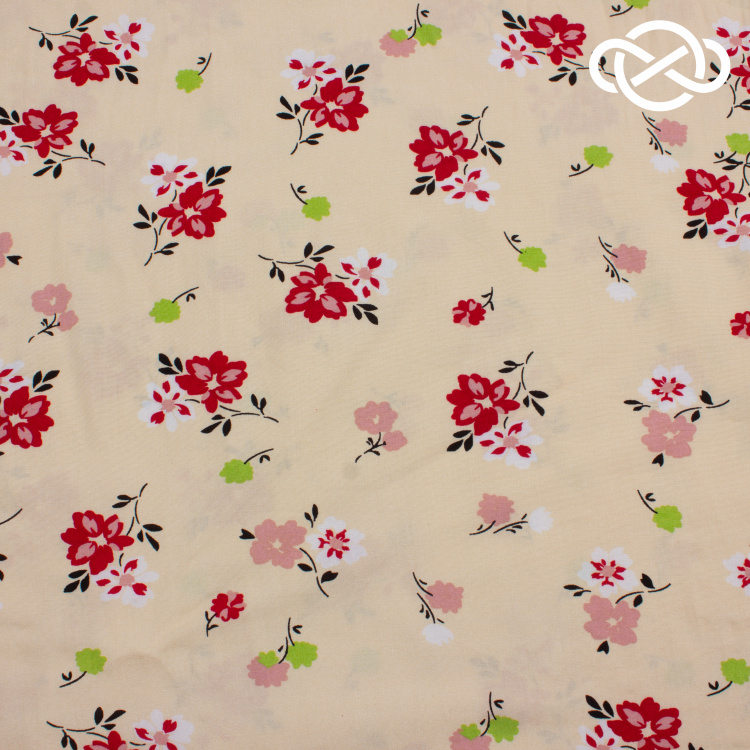 7168. Штапель. Принт. - фото 1