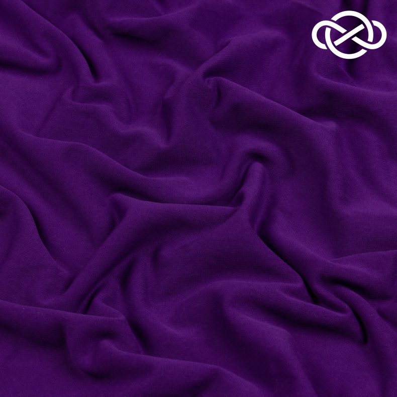 7191. Кулирная гладь. Фиолетовый. от Tkani.site