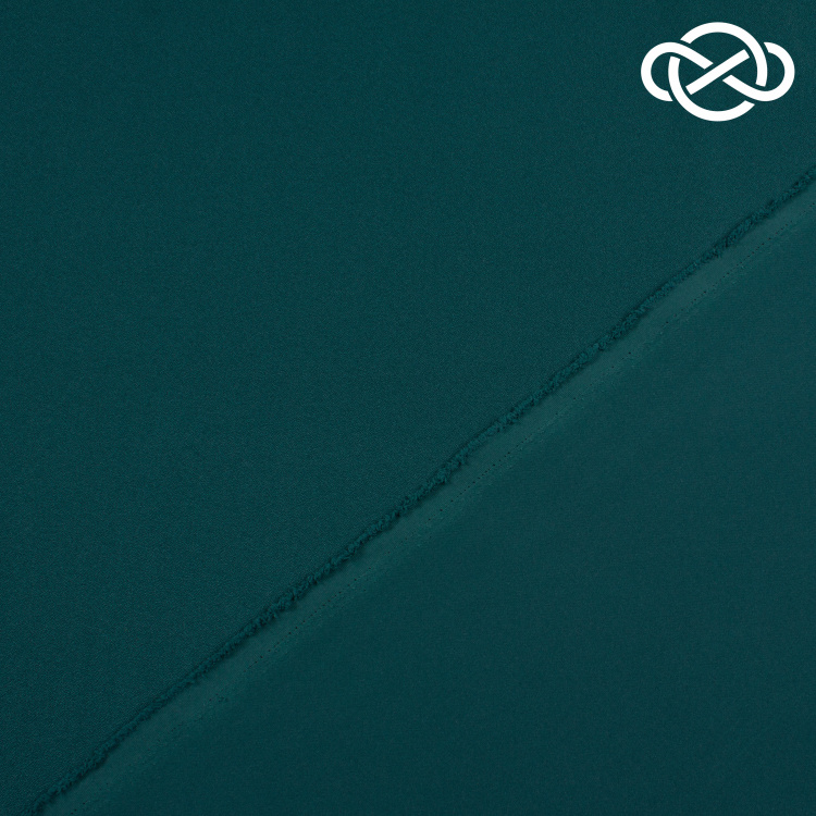 7192. Плательная. Креп. Темно-зеленый. - фото 2