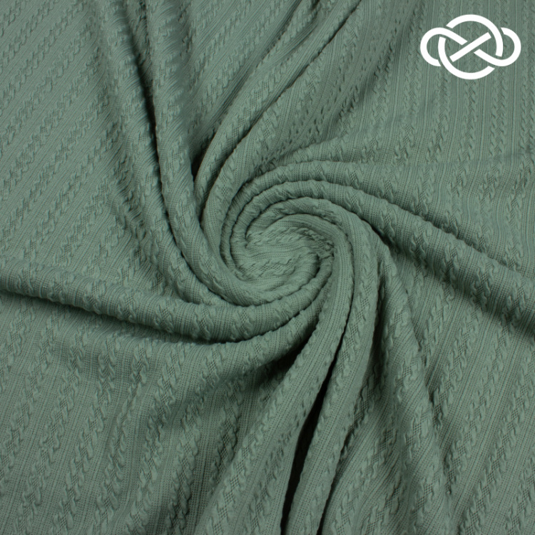 4346. Трикотажное полотно. Фукра. Celadon green