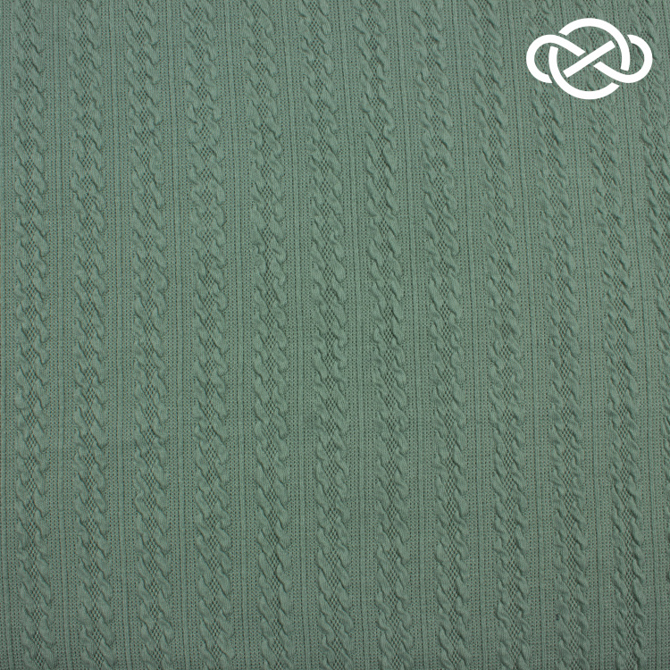 4346. Трикотажное полотно. Фукра. Celadon green - фото 1