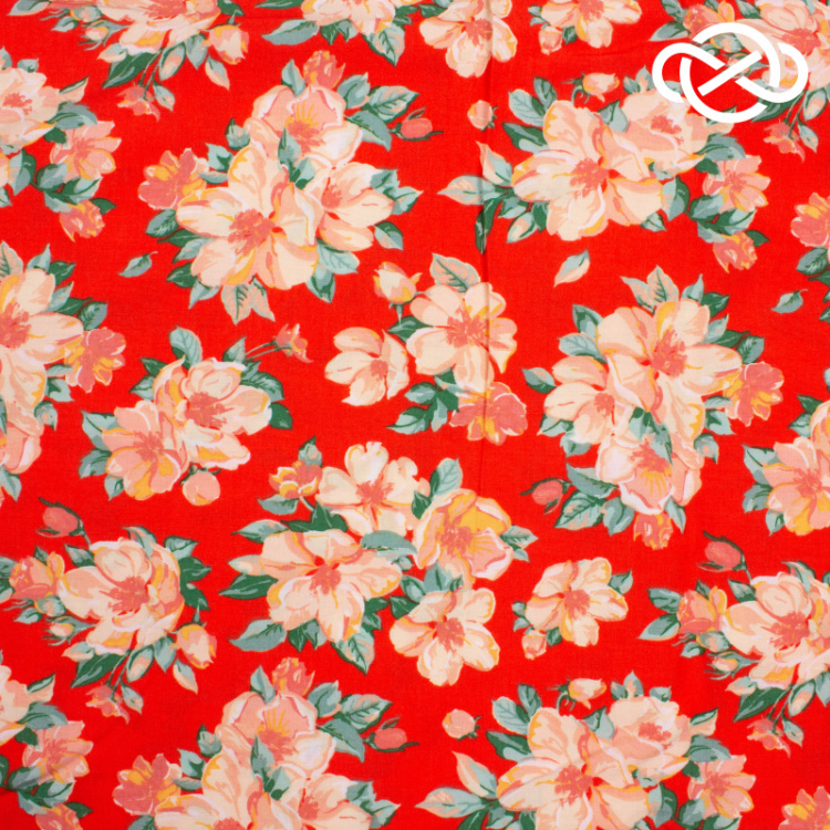 7206. Штапель. Принт.