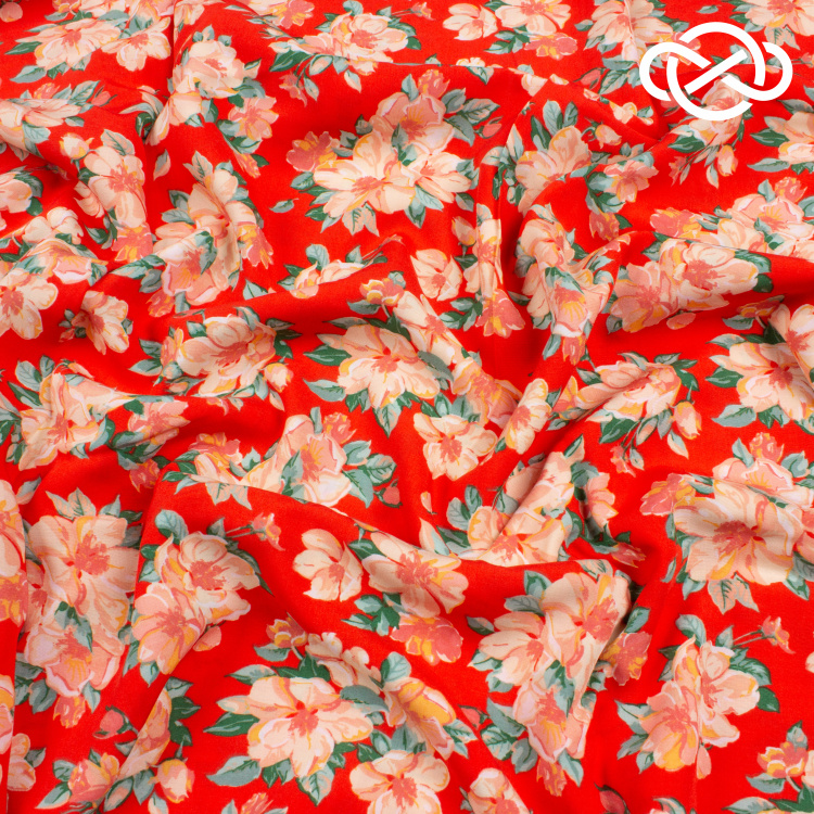 7206. Штапель. Принт. - фото 2