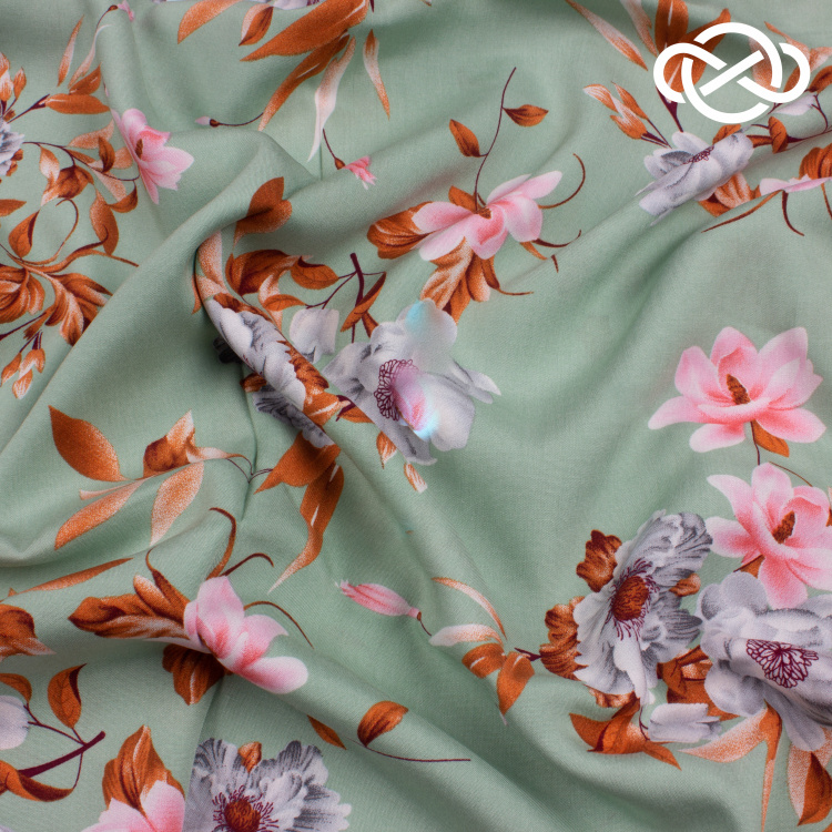 7211. Штапель. Принт. - фото 2